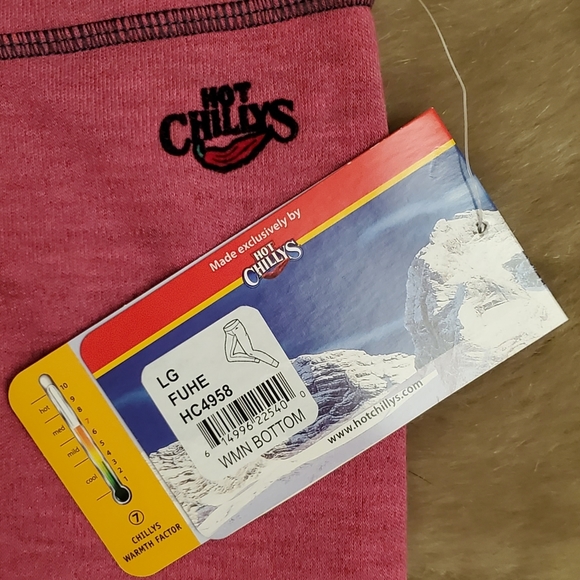 Hot Chillys Womn hot pink Geo Pro Bottom baselayer - Picture 5 of 8